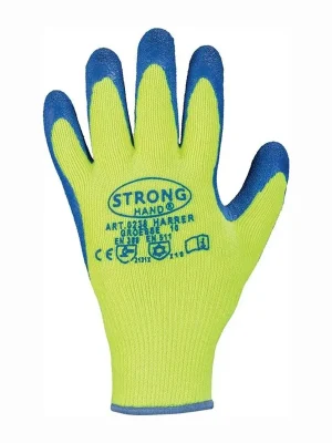 STRONGHAND Handschuhe Harrer gelb / blau EN 388 EN 511 PSA II Gr. 10 - 0238-10H Markenprodukt
