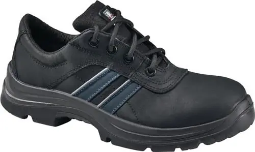 Lemaitre Sicherheitsschuh Andy Low Größe 44 schwarz mit blauen Besätzen - 0910-44 Neue Kollektion