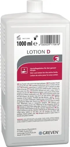 Direktkauf GREVEN Hautpflegelotion GREVEN LOTION D silikonfrei parfümiert 1 l Flasche - 12905001