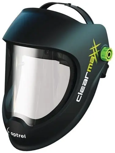 Abverkauf optrel Schleifhelm Clearmaxx EN 166 EN 175 BT - 1100000