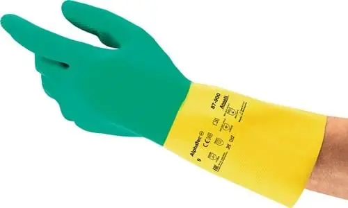 ANSELL Chemiehandschuh AlphaTec Gr. 7,5-8 grün / gelb EN 388 EN 374 EN 421 - 87-900-8 Preiswert