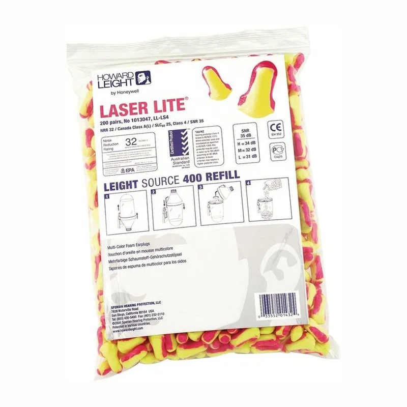 Sonderaktion Honeywell 200 Paar Gehörschutzstöpsel Laser Lite EN 352-2 SNR 35 dB Nachfüllpack - 1013047