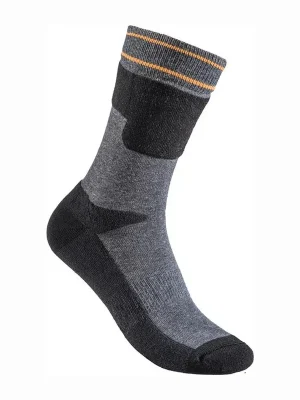 FELDTMANN Funktionssocke Dibbersen Größe 43-46 schwarz / grau - 3623-43S Kracherpreis