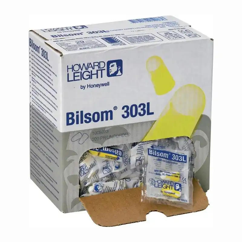 Honeywell 200 Paar Gehörschutzstöpsel Bilsom 303L EN 352-2 SNR 33 dB - 1005073 Direkt Vom Hersteller