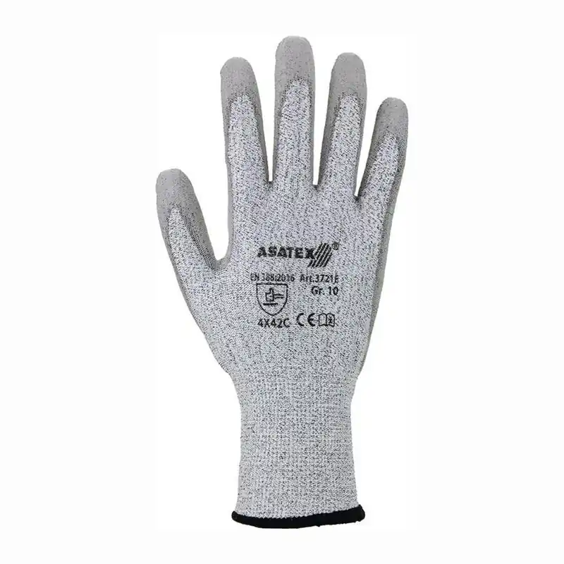 Begrenztes Angebot ASATEX Schnittschutzhandschuhe grau / grau Schnittschutzlevel C Gr. 10 - 3721E/10