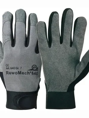 Preisknaller Honeywell Kunstlederhandschuhe RewoMech 640 schwarz/grau Gr. 10 - 640/10