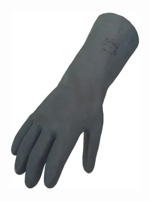 ASATEX Chemiehandschuh schwarz Gr. 10 EN 388 EN 374 PSA III - 3470/10 Geprüft