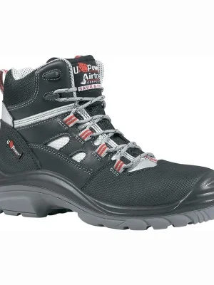 UPower Sicherheitsstiefel Cross Größe 41 schwarz / grau / rot - UC10014-41 Zertifiziert