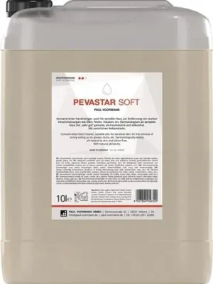 Handreinigung PEVASTAR SOFT 10l silikon- u.lösemittelfrei Kanister PAUL VOORMANN Finale Aktion