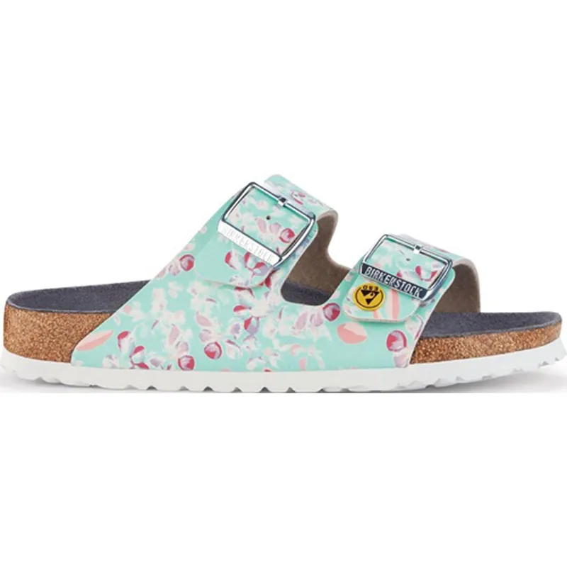 Kostenloser Versand BIRKENSTOCK Sandale Arizona ESD Gr.40 flower field mint Birko Flor EN 61340 - 1021400-40