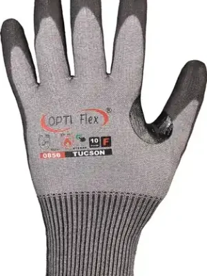 Must-Have OPTIFLEX Schnittschutzhandschuhe TUCSON grau / schwarz EN388 / EN420 PSA II Gr. 9 - 0856-09H