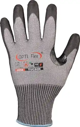 Must-Have OPTIFLEX Schnittschutzhandschuhe TUCSON grau / schwarz EN388 / EN420 PSA II Gr. 9 - 0856-09H