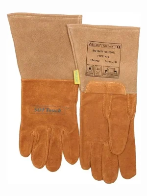 Weldas Schweißerhandschuhe orange EN 388 EN 12477 PSA II Gr. L (9) - 10-1003-L Sofort Bestellen
