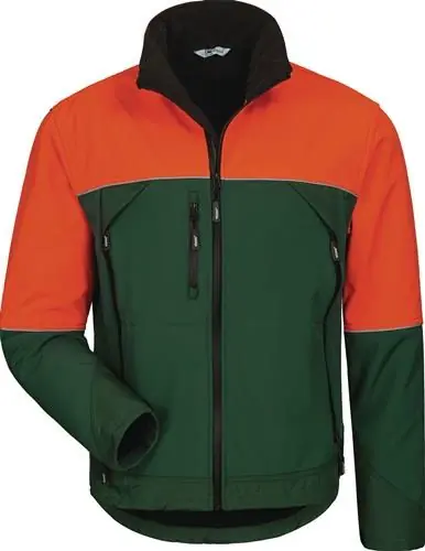 Waldarbeiter-Softshelljacke SANDDORN Gr.XL grün/orange ELYSEE Letzte Chance