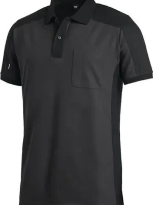 FHB Poloshirt KONRAD Größe L anthrazit / schwarz - 91490-1220-L Preiswert