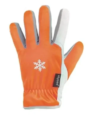 Solange Der Vorrat Reicht Handschuhe GROEDEN Gr.10 orange/silber-grau EN 388/EN 511 PSA II ELYSEE