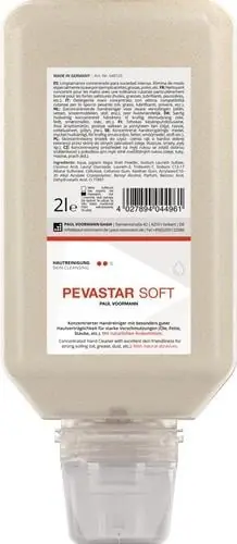 Handreinigung PEVASTAR SOFT 2l silikon- u.lösemittelfrei Softflasche Wochenendangebot