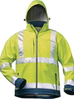 Sofort Bestellen Warnschutz-Softshelljacke LIAM Gr.L fluoresz.gelb/marine ELYSEE