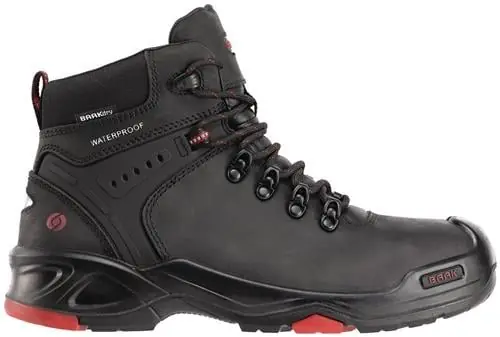 Preisknaller BAAK Sicherheitsstiefel Bailey Größe 44 schwarz / rot - 6645-44