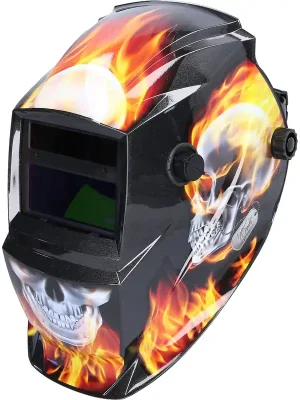 Must-Have KS TOOLS Automatik-Schweißer-Schutzhelm Flame Design - 310.0155