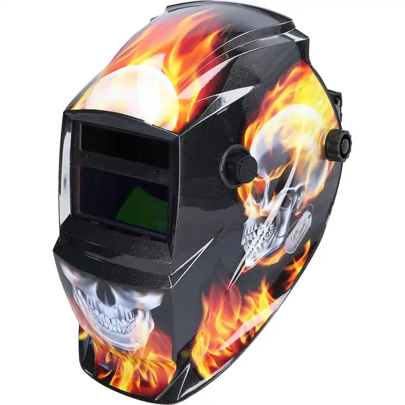 Must-Have KS TOOLS Automatik-Schweißer-Schutzhelm Flame Design - 310.0155