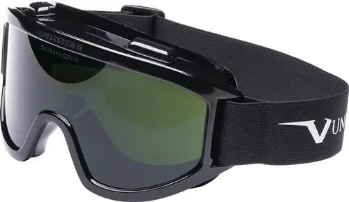 Schweißer Vollsichtschutzbrille 601 EN 166/169/175 Rahmen grau/Scheibe grün IR5 Mega-Angebot