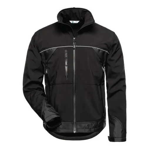 Sichere Zahlung Softshelljacke ALPHA Gr.L schwarz ELYSEE