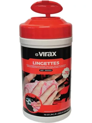 VIRAX Dose mit 70 Reinigungstüchern - 360000 Zertifiziert