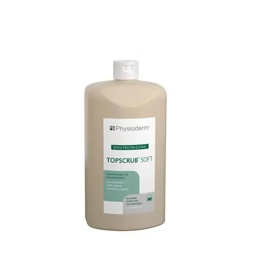 Handreiniger TOPSCRUB® SOFT 500ml mikroplastikfrei 500ml Hartflasche PHYSIODERM Bestpreis