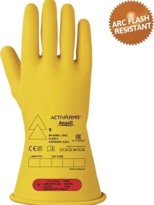Neu Elektrikerschutzhandschuh ActivArmr® RIG011Y Gr.9 gelb