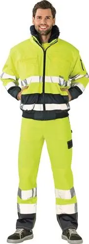 Planam Warnschutz-Comfortjacke Größe M gelb / marine - 2047048 Knallerangebot