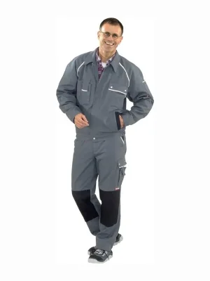 Planam Bundjacke Canvas 320 Größe 52 grau / schwarz - 2113052 Kostenfreie Lieferung