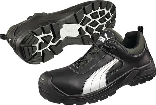 PUMA Sicherheitsschuh Cascades Low Größe 44 schwarz / weiß - 64.072.0-44 Neu