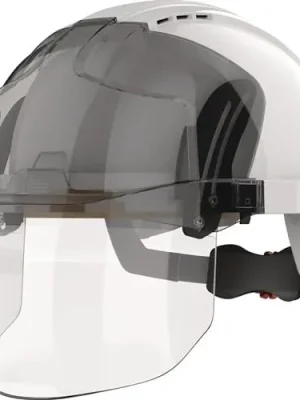 Knallerangebot Industriehelm EVO® VISTAshield® weiß/smoke ABS EN 397,EN 50365 JSP