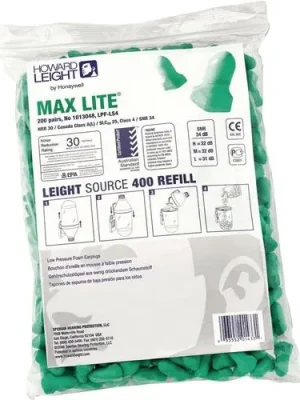 Gehörschutzstöpsel MAXIMUM LITE REFILL LS400 EN352:2020 SNR 34 dB 200PA/Pk. Schneller Versand
