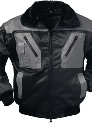 Pilotjacke ASKIM 4-in-1 Gr.M schwarz/grau NORWAY Markenprodukt