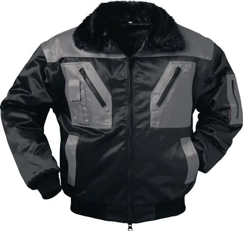 Pilotjacke ASKIM 4-in-1 Gr.M schwarz/grau NORWAY Markenprodukt