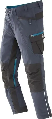 Sale Arbeitshose Terrax Workwear Gr.52 anthrazit/petrol TERRAX