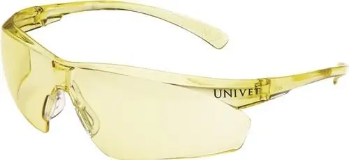 Aktuell Schutzbrille 505U EN 166,EN 170 Bügel gelb,Scheibe gelb PC UNIVET