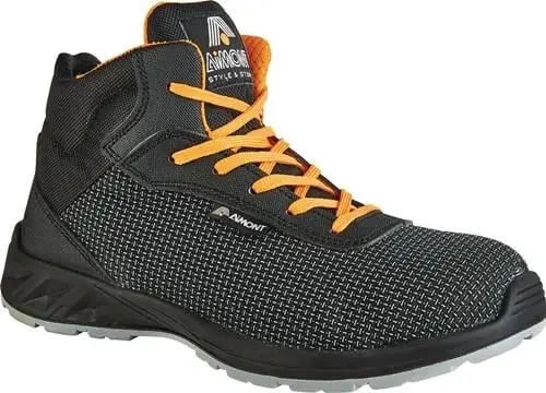 Expressversand AIMONT Sicherheitsstiefel Diamont AVANGER Größe 43 schwarz / orange - DM1018443
