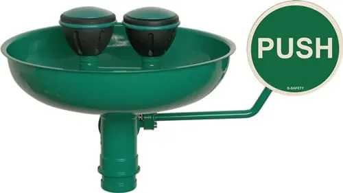 Markenware B-SAFETY Augendusche ClassicLine m.Auffangbecken Wm.Anschl.3/4 IG Zoll - BR 300 085