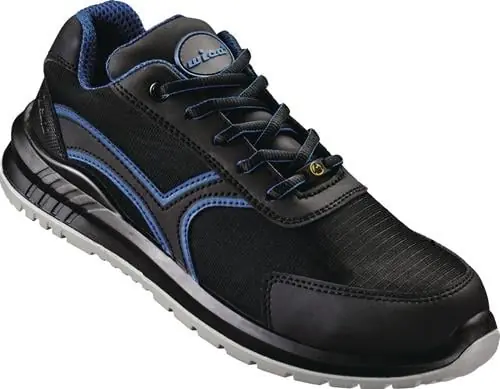 Sonderangebot Sicherheitsschuh GÖHREN NUOVO Gr.41 W.10,5 schwarz/blau S1P FO SR ESD EN20345