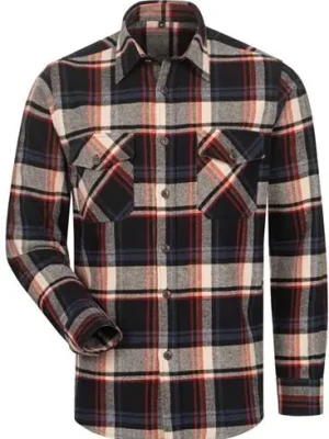 Angebot Hemd TURRELL Gr.XL schwarz/marine/beige/rot kariert CRAFTLAND