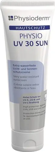 Hautschutzcreme PHYSIO UV 30 SUN 100ml UV 30 SUN Tube PHYSIODERM Bestseller