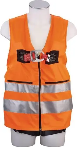 Warnweste MAS40 Quick EN361 EN20471 2-Punkt,Weste orange f.Gr.44-54 MAS Neue Ware