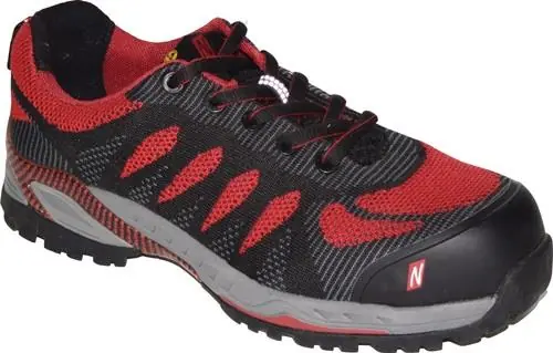 Direkt Vom Hersteller Sicherheitsschuh PRO STEP Gr.45 W.11 schwarz/rot S1P SRC EN 20345,EN 61340-4-3
