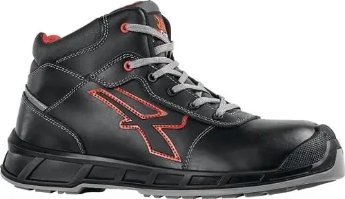 Kostenloser Rückversand Sicherheitsstiefel Sting Gr.40 W.11 schwarz-rot S3S CI FO SR ESD