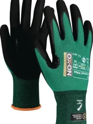 Schnitthandschuh Cut Advanced 9904 Gr.9 schwarz/grün EN388,EN420+A1 PSA II OX-ON Online Kaufen