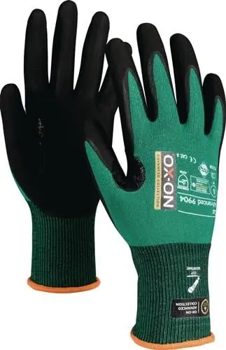 Schnitthandschuh Cut Advanced 9904 Gr.10 schwarz/grün EN388,EN420+A1 PSAII OX-ON Top-Angebot