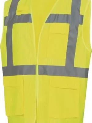 Billig Warnweste 7119 Gr.XXL neongelb EN ISO 13688/EN ISO 20471/EN 1149 NITRAS